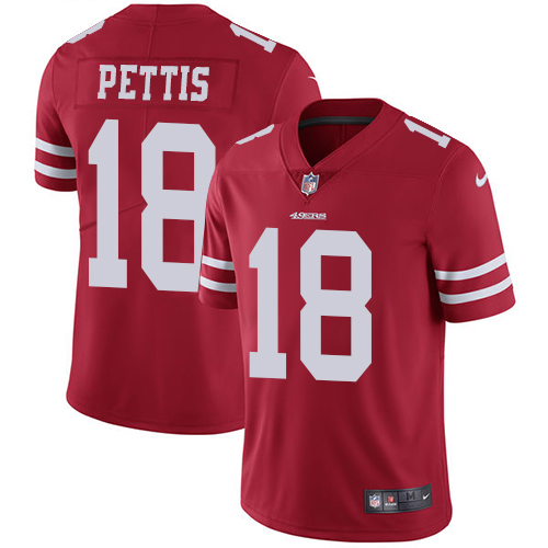 San Francisco 49ers Limited Red Men Dante Pettis Home NFL Jersey #18 Vapor Untouchable